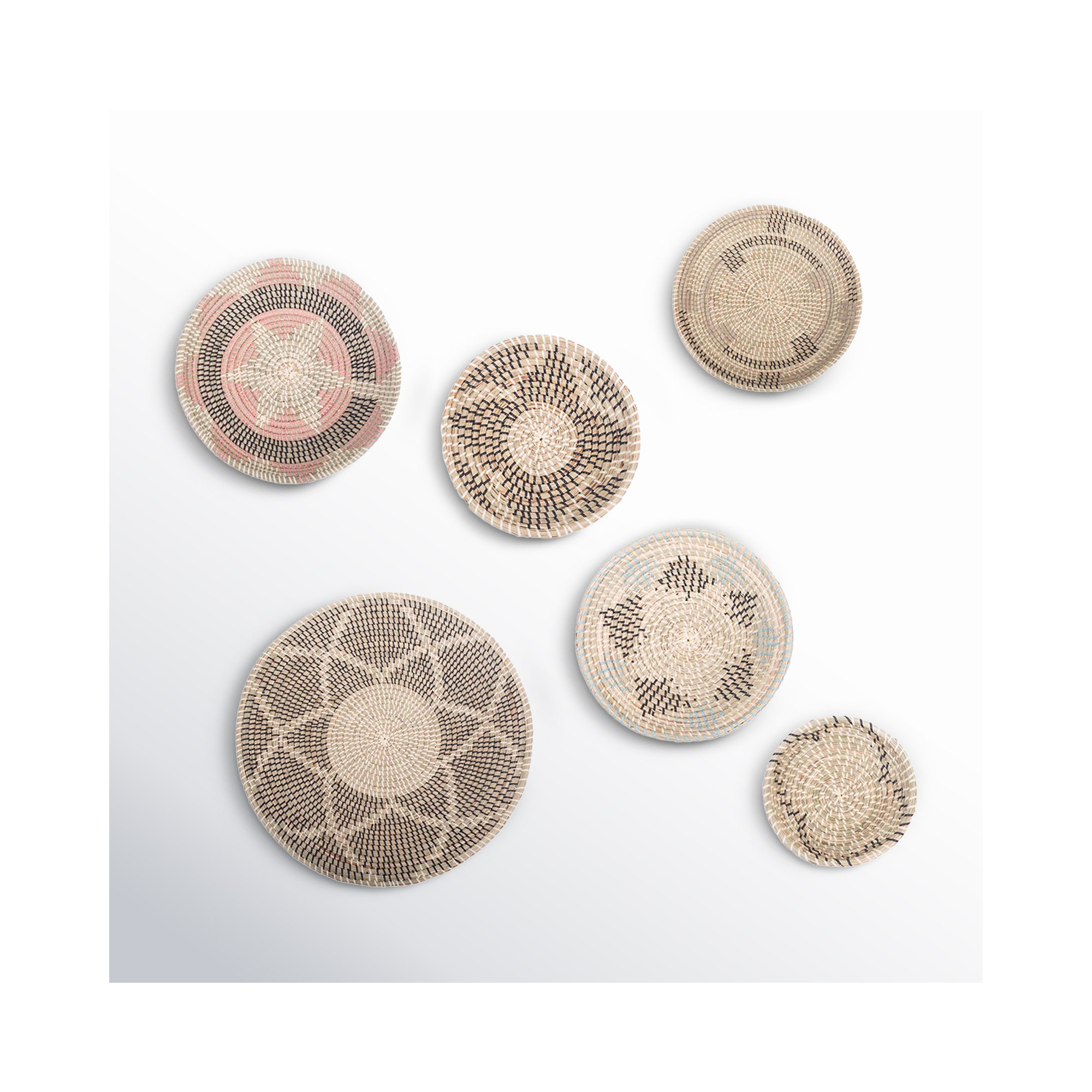Gentry 7 Piece Wall Baskets