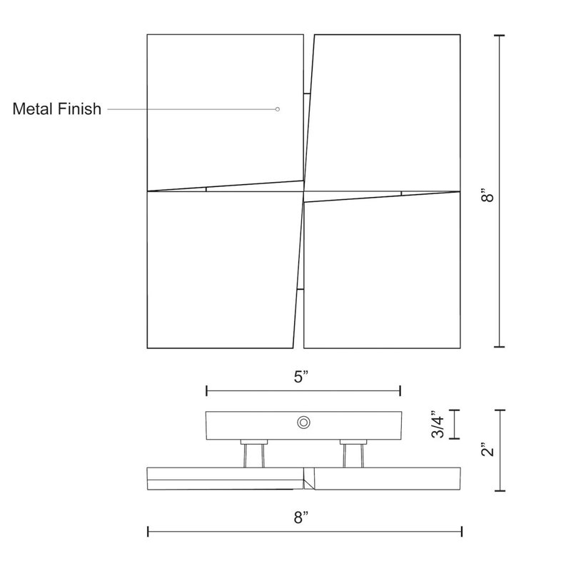Gates LED Wall Light