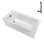 Streamline 60 in. x 30 in. Acrylic Left-Hand Drain Alcove Bathtub With External Drain