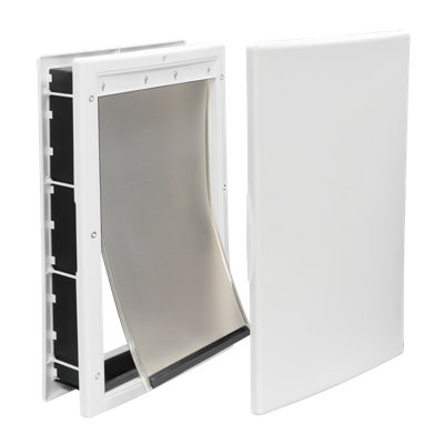 Premier Pet White Plastic Pet Door, Medium