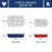 Disney Home Bon Voyage Ceramic Baker Set / Baking Dishes, Rectangular, 2 Pieces, Mixed Colors