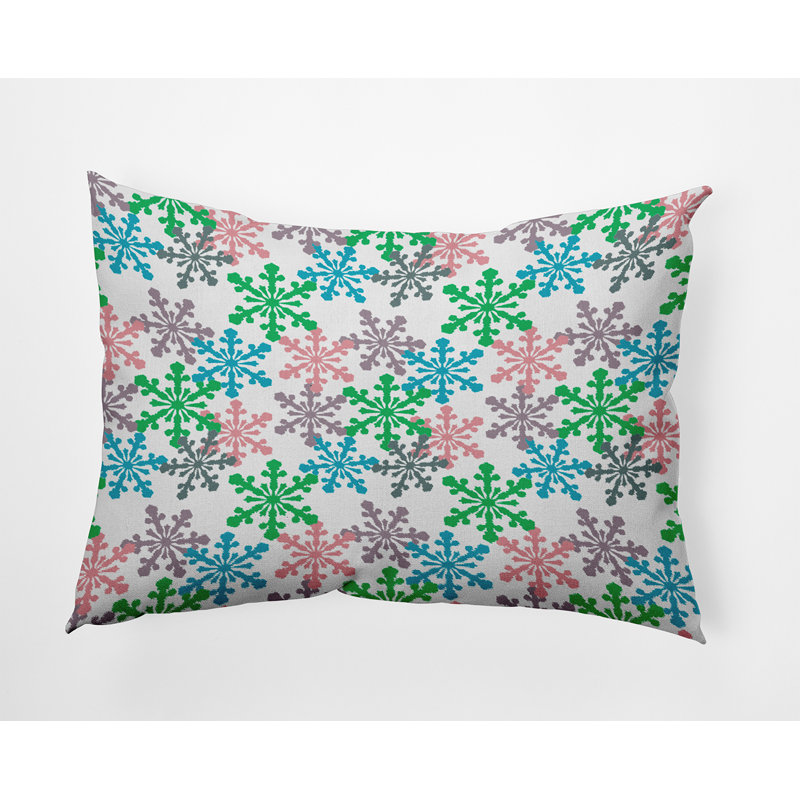Reversible Throw Pillow, 14" x 20", Rectangular