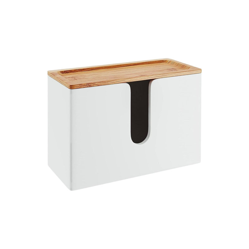 Bamboo Paper Towel Holder