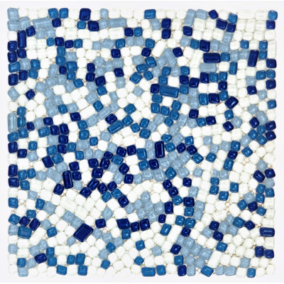 0.1 in. W x 0.18 in. L Fireplace Surround and Shower Peel and Stick Mosaic Tile