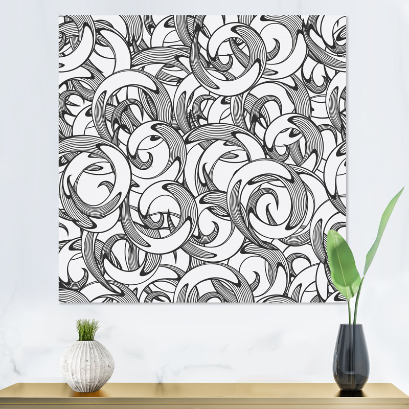 Formes monochromes organiques IV - Impression sur toile, H 30 po x l 30 po, Toile tendue