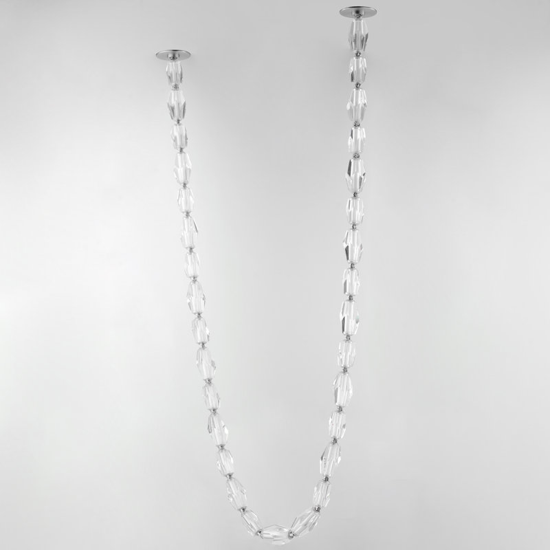 31 - Light LED Flush Mount, Polished Chrome