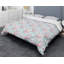 Ensemble de housse de couette tropical botanique, fleurs et flamant rose iii mid-century-40702786