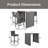 5-Pieces Outdoor Patio Wicker Bar Set