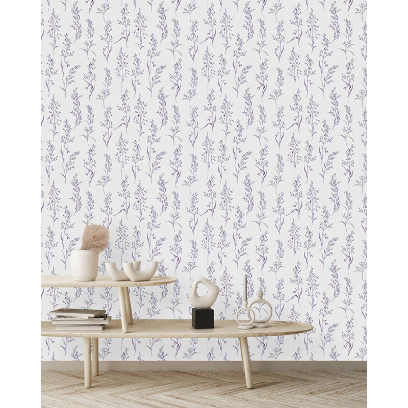 Floral Tile, 2.08' W x 10.42' L