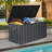 120 Gallons Outdoor and Indoor Metal Storage Deck Box-104598011-104598013