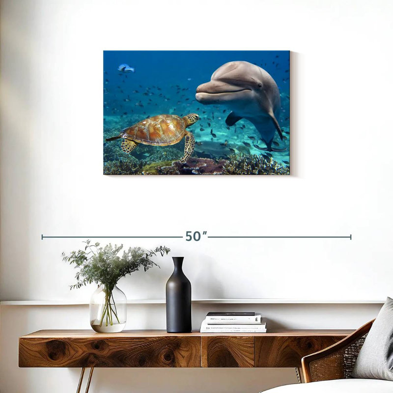 Underwater friends Aletra, H 20 po x l 30 po
