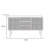 Nordic style minimalist sideboard