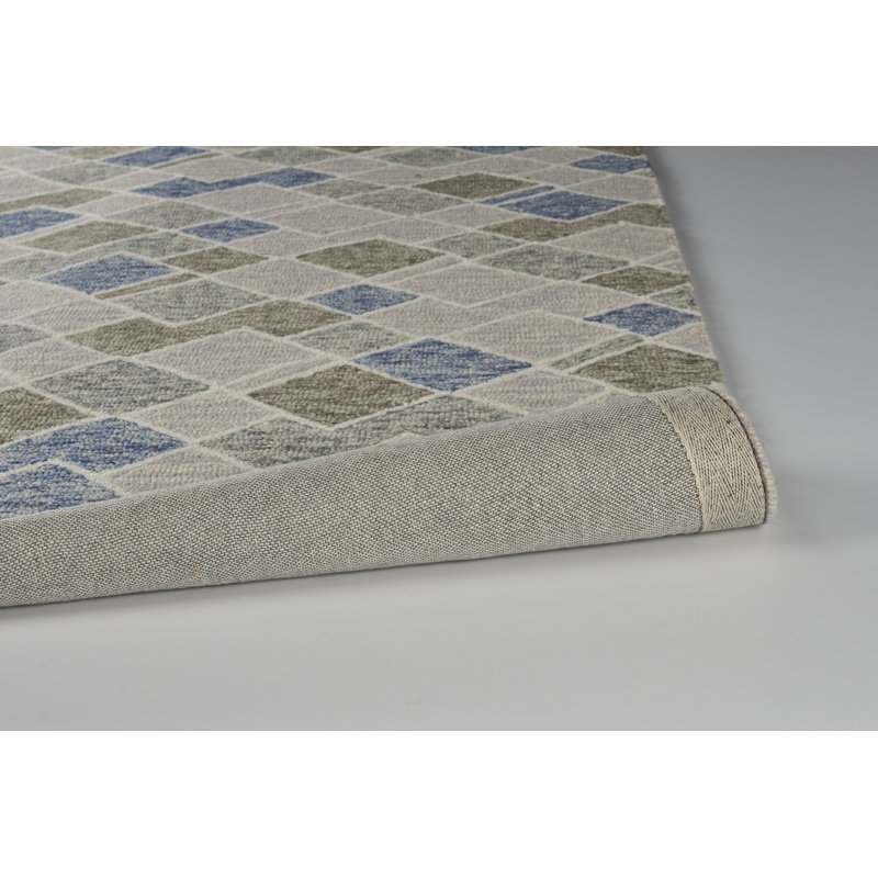 Ponty Hand Tufted Geometric Indoor Rug, Rectangle 4' x 6'