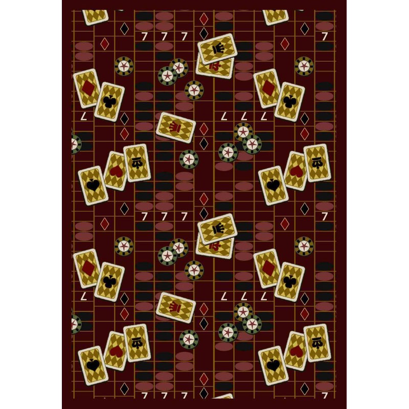 Tapis Gaming and Entertainment Feeling Lucky, 5 pi 4 po x 7 pi 8 po