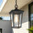 Cosimo 1- light 12.5" H Black Outdoor Pendant