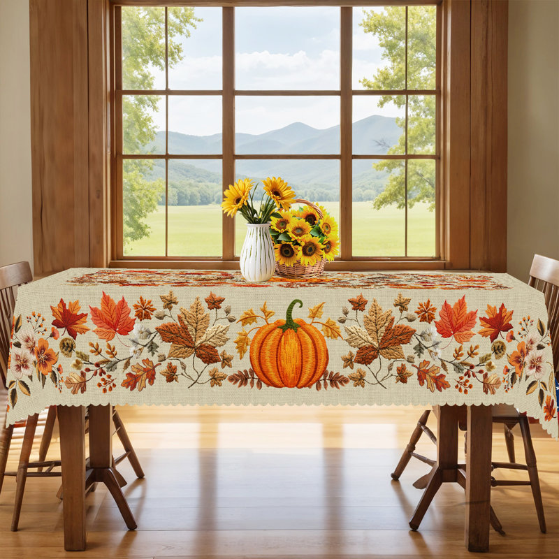 Nappe automne-hiver 140 x 180 cm Rectangle saisonnier, L 70,87 po x l 55,12 po