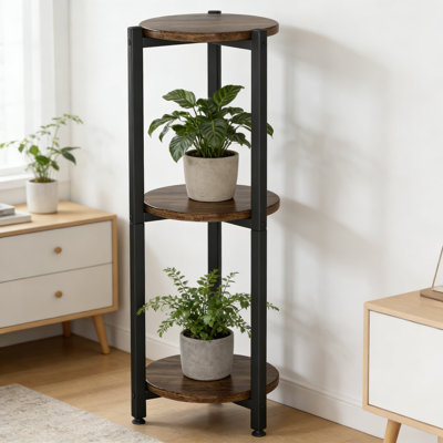 Support à plantes à 3 niveaux pour l'intérieur et l'extérieur