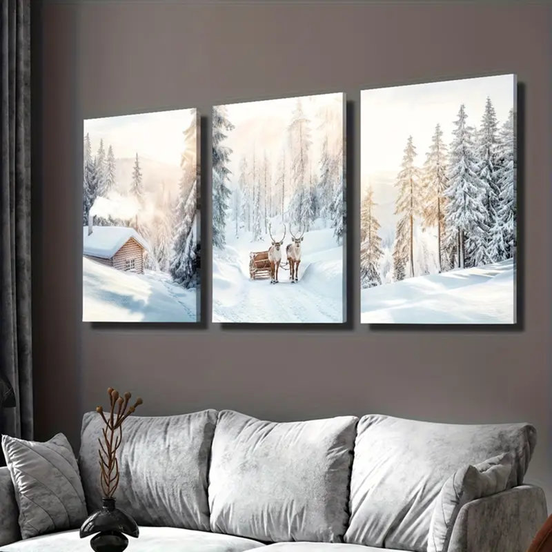 3 Piece Wrapped Canvas Print