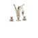 Swan Widespread Bathroom Faucet with Drain Assembly