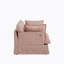 Fauteuil d'appoint surdimensionné avec charge à deux ports, base et accoudoirs de conception moderne, coussins décoratifs, siège profond et large, canapé simple confortable semblable à un nuage, fauteuil en chenille-1368622016