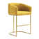 Lioba Upholstered Counter Stool with Metal Frame