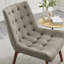 Bram Upholstered Tufted Accent Chair with Wood Legs-995269988