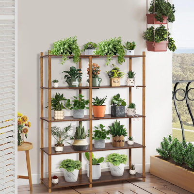 132cm H x 60cm W Corner Bookcase