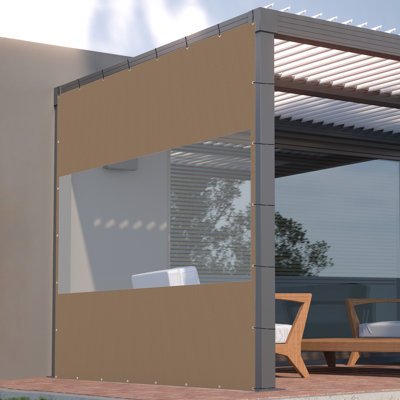 Domi Louvered Polyethylene Plastic Side Wall