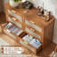 Ensemble de commode et table de chevet en rotin avec commode à 3 tiroirs et table de chevet avec station de charge-1682293999