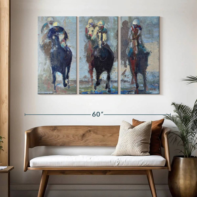 Sireci Thunder Run, 32" H x 50" W