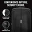 Valise pivotante extensible avec serrure combinée Hardside 20 po - Noir