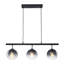 Luminaire suspendu linéaire à 3 lumières pour îlot de cuisine