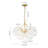 Macosh 3 - Light Textured Glass Bubble Chandelier