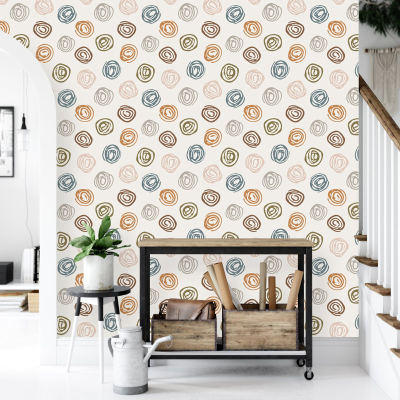 Huntsinger Polka Dots Tile, 2.08' W x 10.42' L