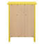 Table de chevet jaune vibrante
