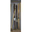 Bâtons de ski et skis rétro - Reproduction matte encadrée pour la décoration