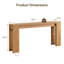Table console en bois 68 po - Chêne de ferme pour le couloir-119260667