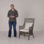 Jamestown Slat Back Rattan Armchair-228049088