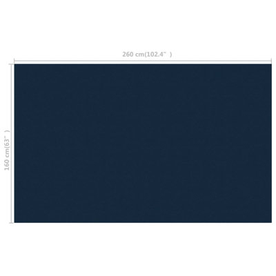 Couvercle de spa bleu