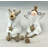Set Of 2 Assorted Styles-Sitting Moose And Angel Figurine