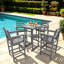 Ensemble 5 pièces de chaises de bar pour l'extérieur-709157170