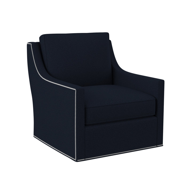 Chaise pivotante Sonoma, Petit étain, Mélange de polyester ébène Margaret