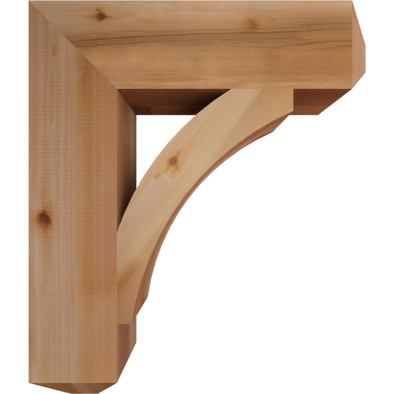 Support pour artisan Thorton, Cèdre rouge de l'Ouest (lisse), H 28 po x l 6 po x P 24 po