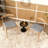 Dining Chairs with Ergonomic Backrest
