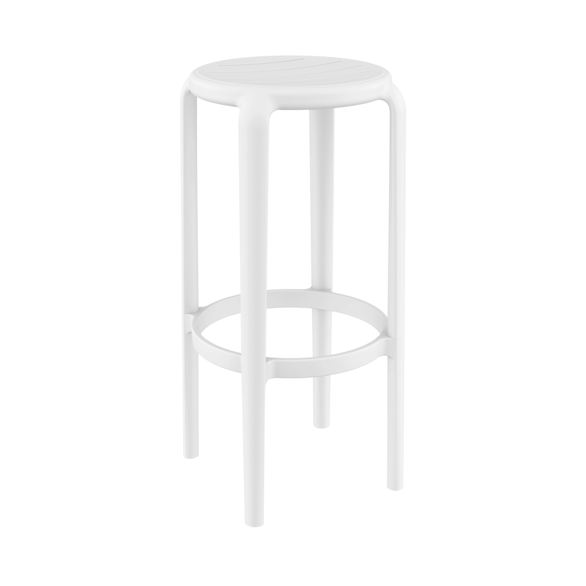 Awan Square 4 - Person Outdoor Dining Set, White