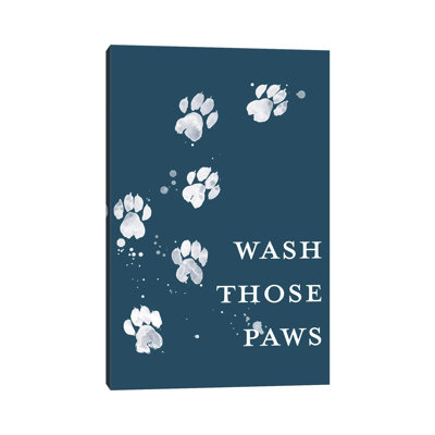 Wash Your Paws I by Grace Popp - Wrapped Canvas Painting