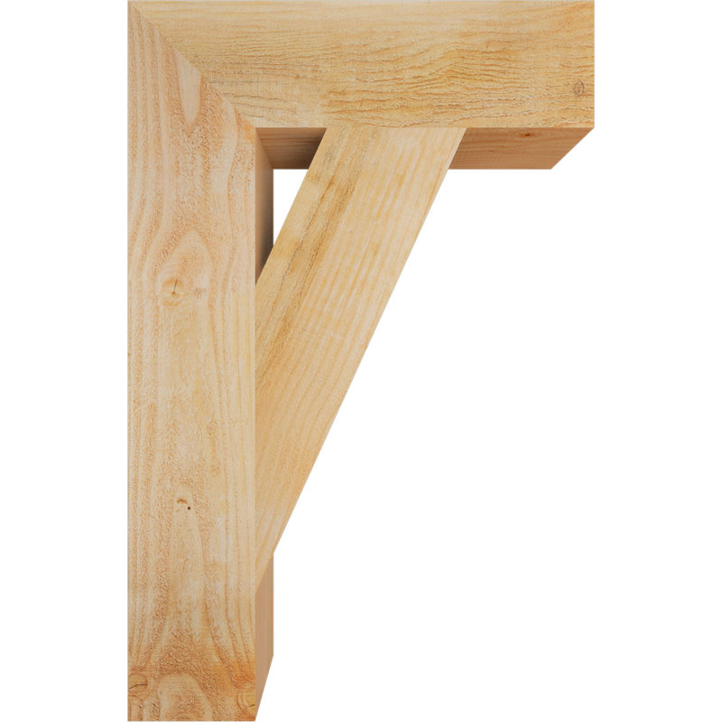 Support de bloc traditionnel, Douglas (sciage brut), H 34 po x l 6 po x P 22 po