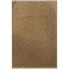 Beige Brown Zig Zag Geometric Patterned Fringed Vintage Decorative Carpet-2140540465