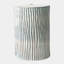 Texture Wave Stool Shiny Gray