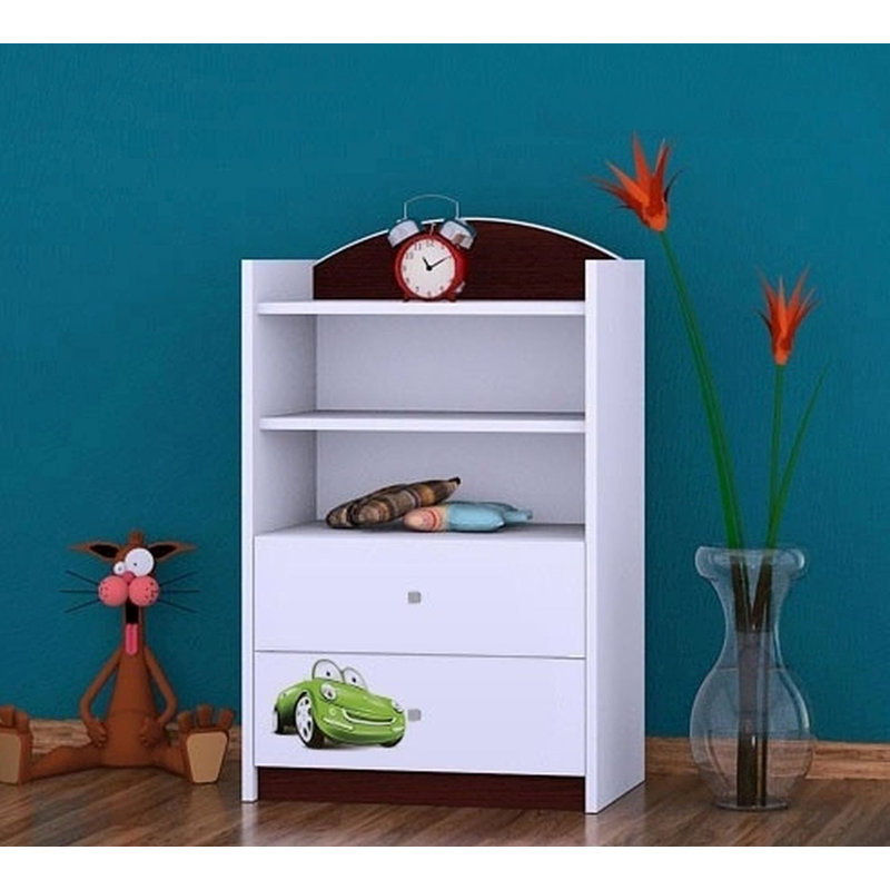 Celia 96 cm H X 60 cm W Kids Cube Bookcase, Wenge